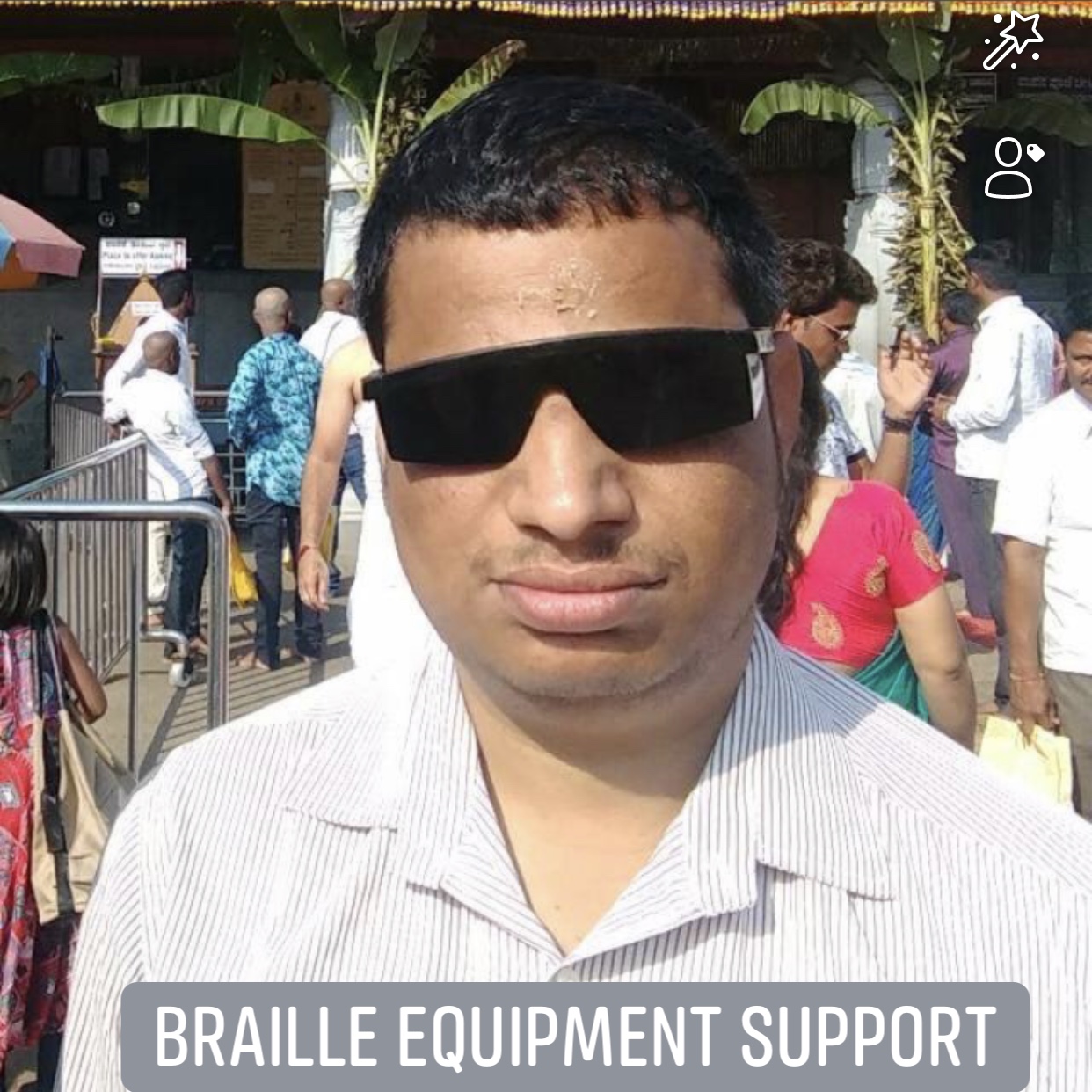 Braille Equipment Support